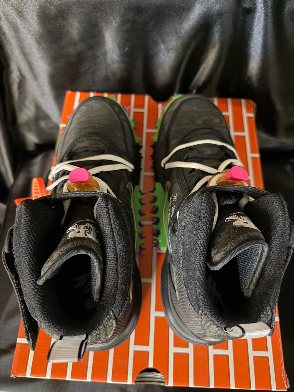 Nike Air Force 1 Mid x Off-White Black - Mens Size 10.5 - Picture 7 of 10
